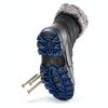 ANGRYRAM Winter Steel Toe Boots for Women Warm Insulated Non Slip Snow Boots Comfortable Work Shoes Mid Calf Faux Fur Furry Snow Shoes for Industry Construction Outdoor Winter-3
