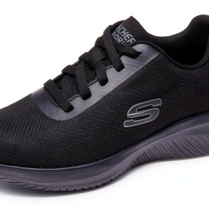 Skechers Women's Ultra Flex 108176 Slip Resistant Black Work Shoe-0
