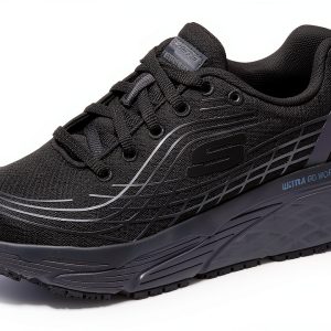 Skechers Women's Relaxed Fit Max Cushioning Elite Work Boots Black-0