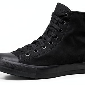 Shoes for Crews Unisex Slip-Resistant High-Top Work Sneakers Black-0
